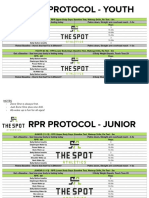 RPR Protocol Warm Up