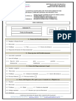 Formato Solicitud Licencia Sanitaria Distribuidoras