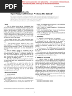 D 5191 Method For Vapor Pressure of Petroleum Products (Mini Method)