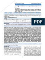 Awareness of Dengue Fever Among School Children: A Comparison Between Private and Government Schools