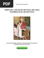 Mercury and Me by Hutton Jim 2014 Paperback by Jim Hutton PDF