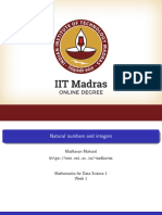 Lecture 1.1 - Natural Number and Their Operations PDF