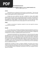 Labor Cases 4 Tranche: Post Employment Case No. 28 Alert Security and Investigation Agency, Inc. Et Al v. Saidali Pasawilan, Et Al.