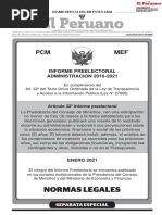 Informe Preelectoral Administración 