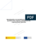 Aproximación A La Normativa en Materia de Igualdad Entre Mujeres y Hombres en Las Organizaciones Laborales