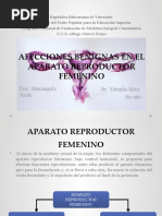 Afecciones Benignas en El Aparato Reproductor Femenino