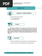 Philo Module 1 - Content