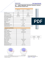 Xpol 698 ̚894Mhz 65E 17dbi Adjustable Electrical Downtilt Antenna, Manual or by Optional Rcu (Remote Control Unit)