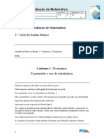 Matemática 9ano Teste Nov2019