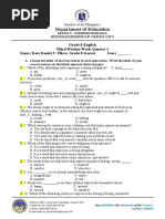 Elleso, Kate Daniel Ste 8 Garnet English Third Written Work-Quarter 1