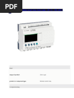 SR3B261FU - Modular Smart Relay Zelio Logic - 26 I O - 100..240 V AC