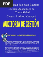 Auditoria de Gestion