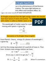 De Broglie Hypothesis: Prepared by L N Bhattarai