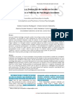 Prevenção e Promoção de Saúde Na Escola: Concepções e Práticas de Psicólogos Escolares