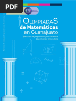 Cuadernillo Olimpiadas Matematicas Gto PDF