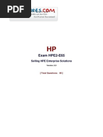 Exam HPE2-E65: Selling HPE Enterprise Solutions