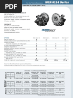 Maximum 673 KW (900 HP) at 2300 RPM (Pleasure Craft Duty) : Standard Equipment