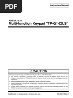 Multi-Function Keypad "TP-G1-: Instruction Manual