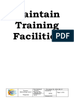 Maintain Training Facilities Template