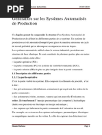 Chapitre 1 Generalites Systemes Automatises Production PDF