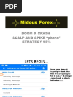 Midous Forex: Boom & Crash Scalp and Spike "Phone" Strategy 95%