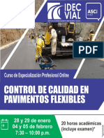 Control de Calidad Pavimentos Flexibles