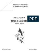 William Lawes, Sonata No.1 in G Minor (VL, BV, Org)