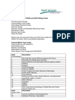 CDS6 and CDS7 Billing Codes