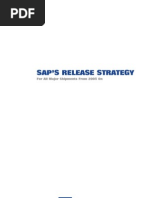 Sap'S Release Strategy: For All Major Shipments From 2005 On