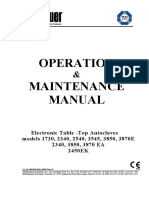 Operation Maintenance Manual