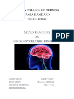 Lesson Plan Neuropsychaitry