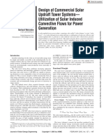 Design of Commercial Solar Updraft Tower Systems - Utilization of Solar Induced Convective Flows For Power Generation