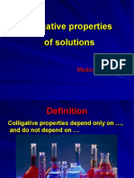 Colligative Properties of Solutions