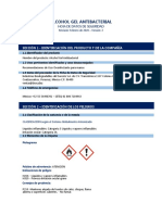 MSDS Alcohol Gel Antibacterial