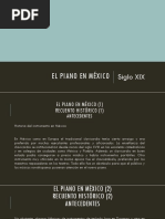 Piano en México Siglo XIX