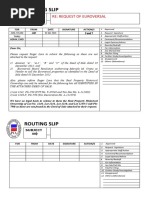 Routing Slip Blank Format