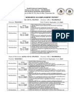 #0027 Paso de Blas St. TCL, Paso de Blas, Valenzuela City Individual Workweek Accomplishment Report