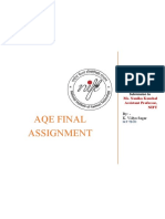 Aqe Final Assignment: Ms. Nanika Kaushal Assistant Professor, Nift