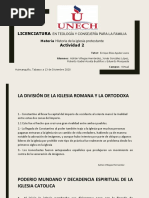 Historia de La Iglesia Protestante Actividad 2 PDF