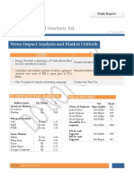 Daily Stock Market Report Sample