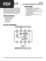 Description Features: PT4452 PLL-based OOK/ASK/FSK Transmitter IC