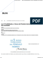 Las 5 Posibilidades o Claves Del Péndulo Hebreo Qu