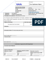 NCR Reported by NCR Issued To: Non-Conformance Report