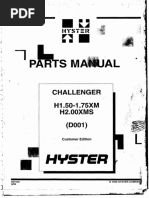 Hyster H1.50XM (D001) Parts Manual