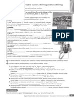 10A GRAMMAR Relative Clauses: Defining and Non-Defining