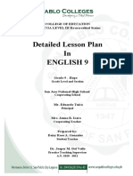 Detailed Lesson Plan in English 9: College of Education PACUCOA LEVEL III Re-Accredited Status