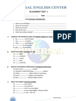 Examen de Ubicacion Ingles Adultos PDF