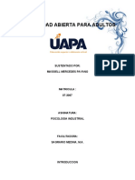 Tarea 1 de Psicologia Industrial