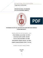 Determinacion de Una Constante de Acidez Empleando Medidas Potenciometicas