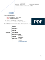 1-2-Origen Del Español, Clasificación de Las Lenguas e Integración Del Español